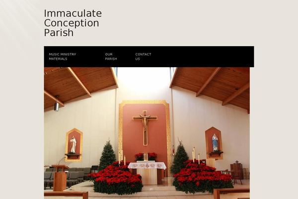 Wpchurch theme site design template sample