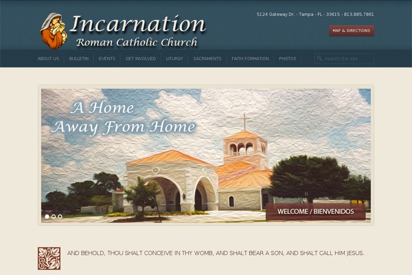 Gospel-wp theme site design template sample