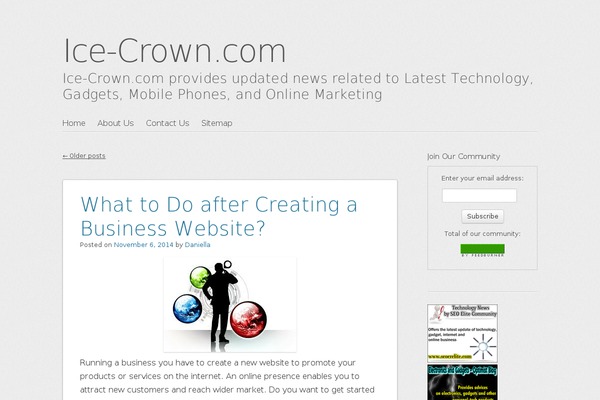 SemPress theme site design template sample