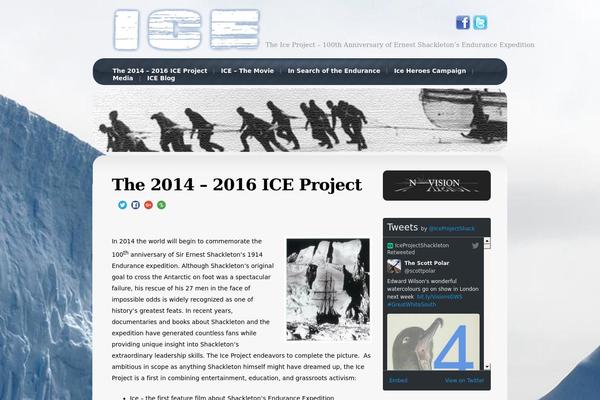 Frozenage theme site design template sample
