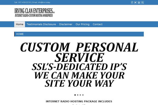 Site using Pricing Table plugin