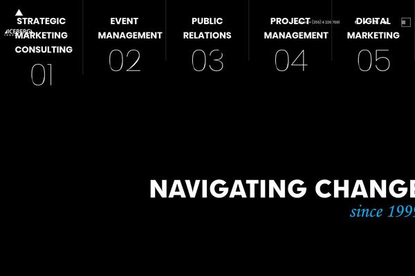 Site using Cool Timeline plugin