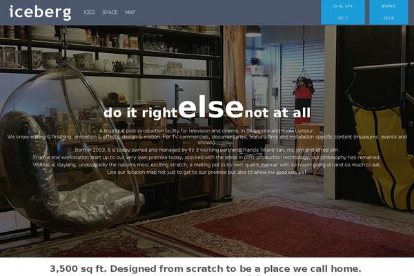 icebergdesign.com site used Tesseract