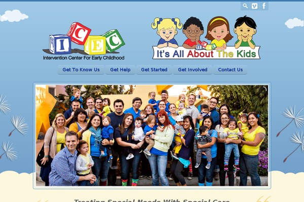 Happy Kids theme site design template sample