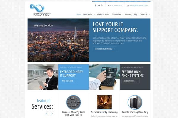 Bretheon theme site design template sample