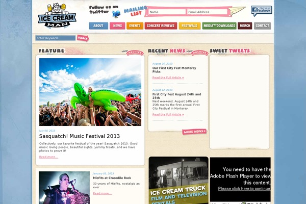 Icm theme site design template sample