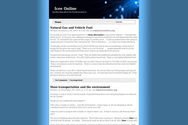 Blue Basic theme site design template sample