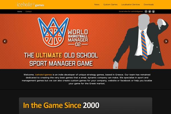 Engrave theme site design template sample