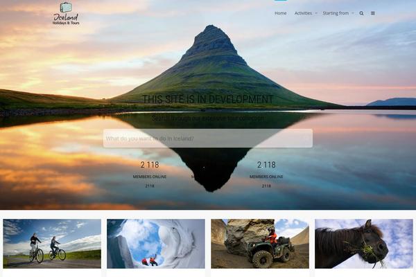 KLEO theme site design template sample
