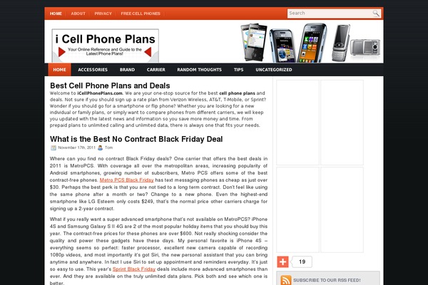 Imobile theme site design template sample