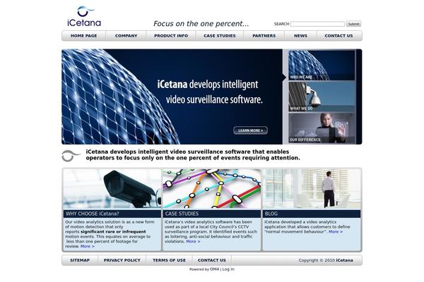 Om4 theme site design template sample