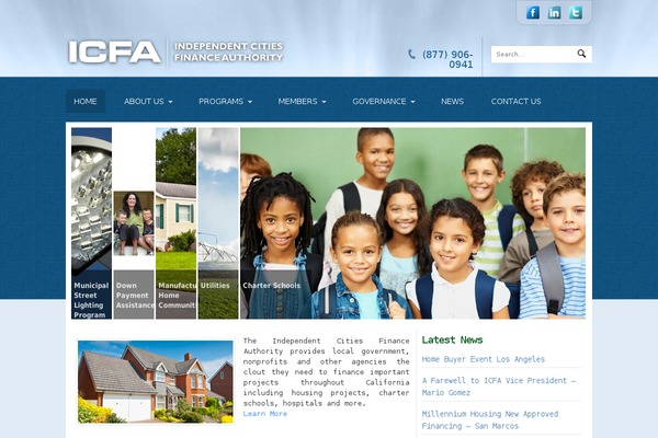 Site using Accordion Image Menu plugin