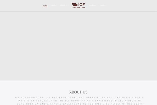 Renovation theme site design template sample