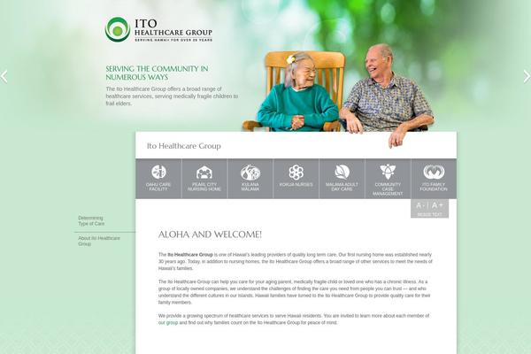 Ito theme site design template sample