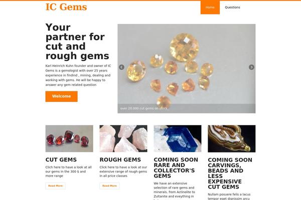 discover theme site design template sample