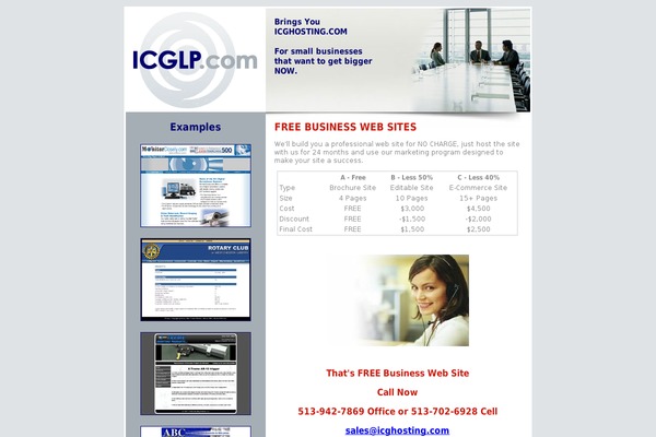 Vantage theme site design template sample