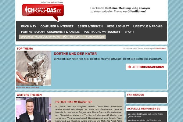 Spotlight theme site design template sample