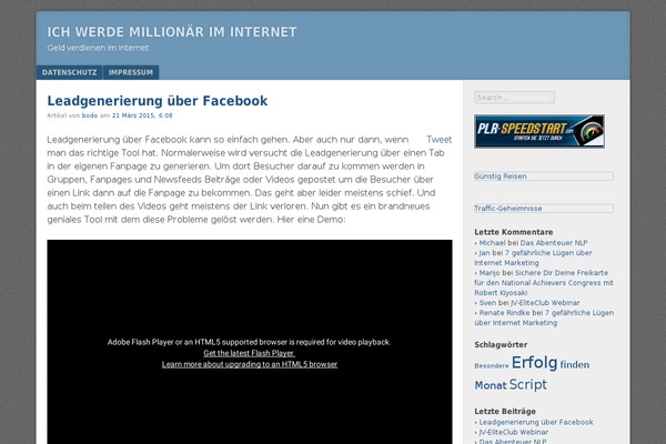 F2 theme site design template sample