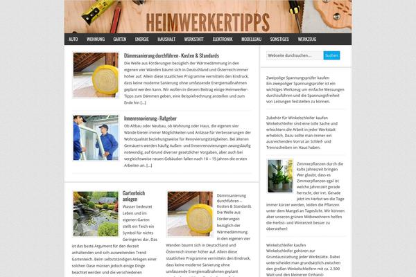 Bimber theme site design template sample
