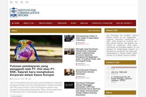 Quadrum theme site design template sample
