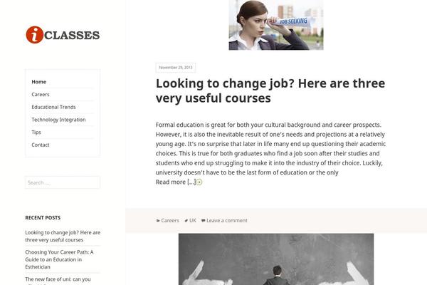 iclasses.org site used Amalie Lite