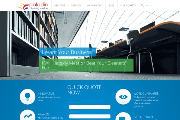 Infinite theme site design template sample