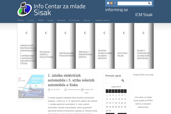 Newscast theme site design template sample