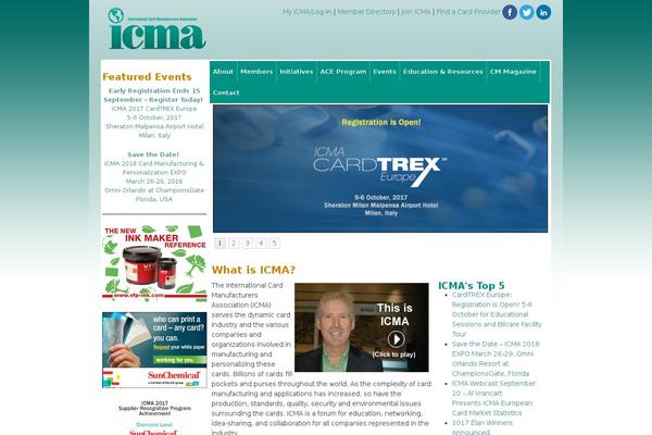 icma theme websites examples