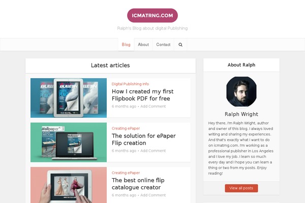 Dyne theme site design template sample