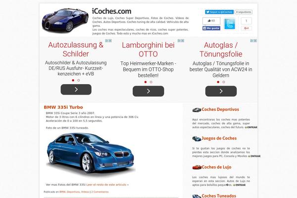icoches.com site used Adformat