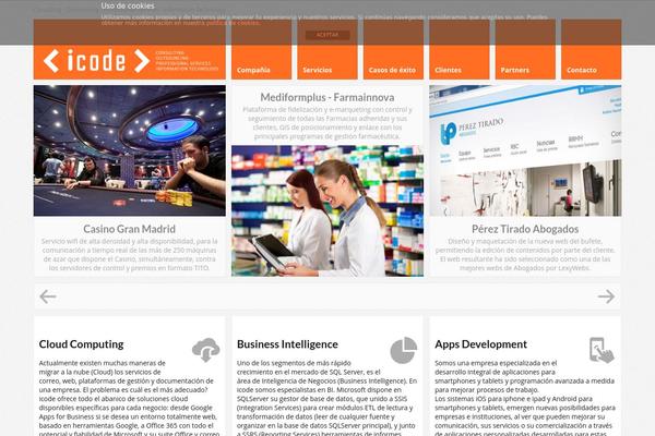Metro theme site design template sample