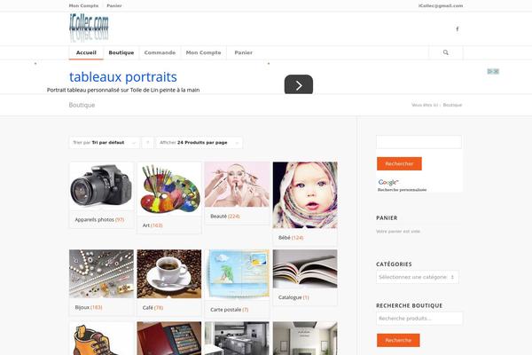 Ashe theme site design template sample