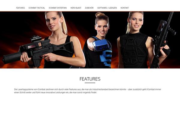 icombat.de site used AccessPress Parallax