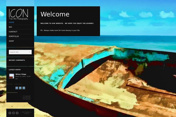 Flashlight theme site design template sample