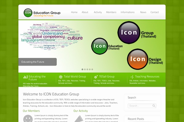 Ecobiz theme site design template sample