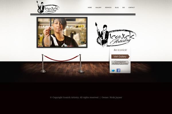 iconickartistry.com site used Artgallery_3.0