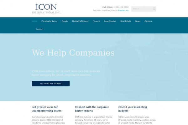 iconinternational.com site used Icon