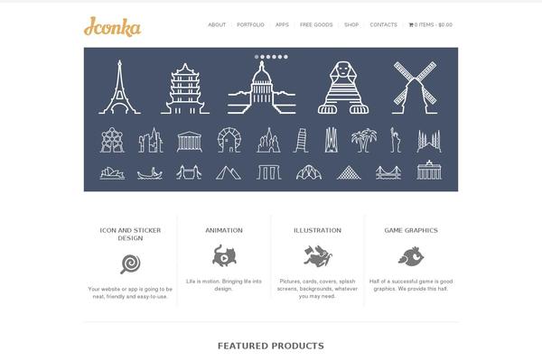 iconka.com site used Sketch-child