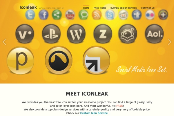 iconleak.com site used Blaine