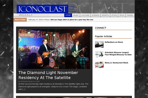 MH Magazine theme site design template sample