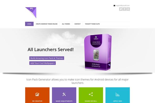 Goodnex theme site design template sample