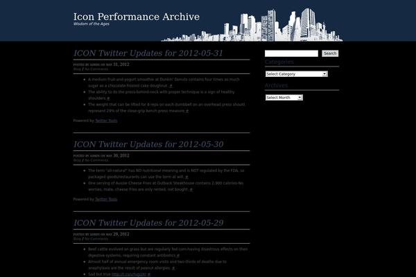 Big City theme site design template sample