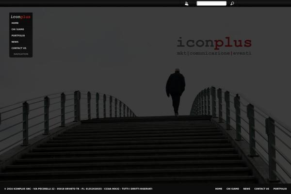 Icon theme site design template sample