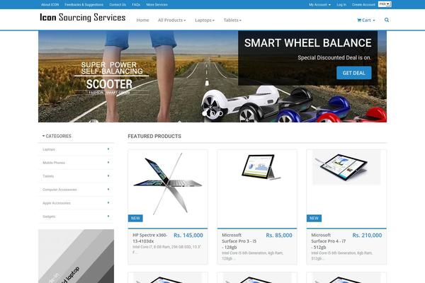 Nielsen theme site design template sample
