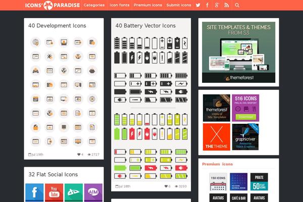 Site using Envato-marketplace-items plugin