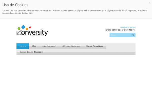 Blue Diamond website example screenshot