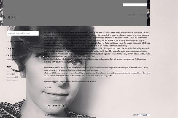 Tempest theme site design template sample