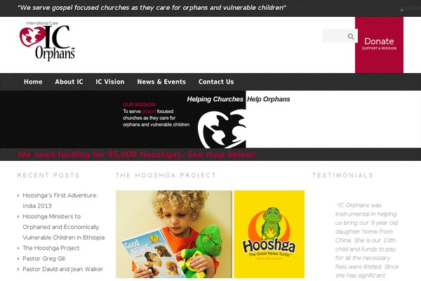 icorphans.org site used Give