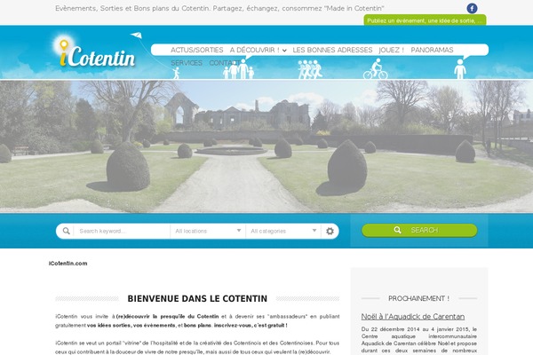Directory theme site design template sample