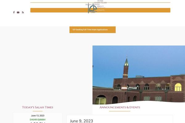 Site using Daily-prayer-time-for-mosques plugin